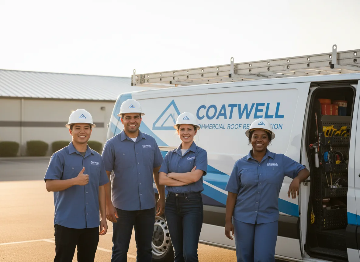 Commercial roof coating company in Saffell, AR